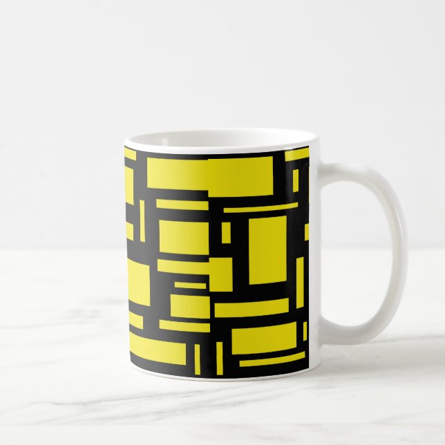 Yellow Maze Coffee Mug (Right)