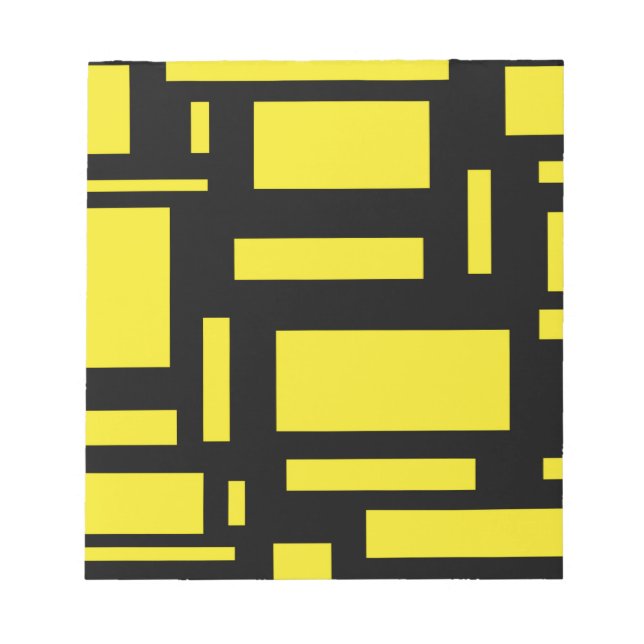 Yellow Maze Notepad (Front)
