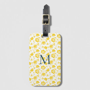 Yellow Meadow Luggage Tag