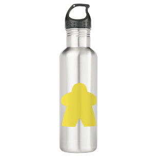 Yellow Meeple Board Game Piece 710 Ml Water Bottle