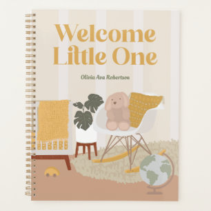 Yellow Mid-Century Modern Nursery Planner