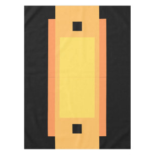 Yellow Minimal Orange Black Tablecloth