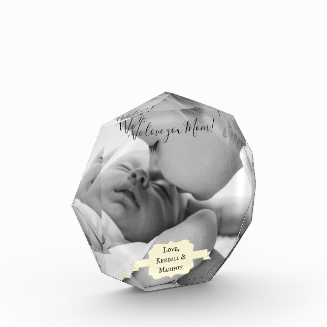 Yellow Minimalist Photo Mother's Day (Left)