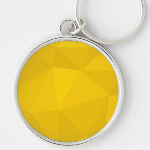 Yellow, modern, cool, trendy, urban geometric art key ring