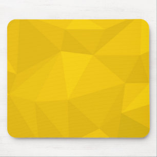 Yellow, modern, cool, trendy, urban geometric art mouse mat
