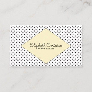 Yellow Modern Stars Business Card
