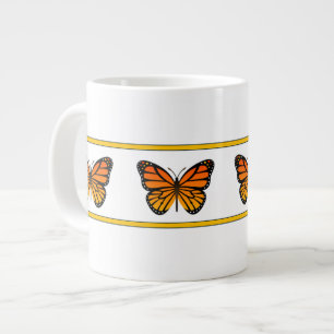 Yellow Monarch (Bridget Collection) Large Coffee Mug