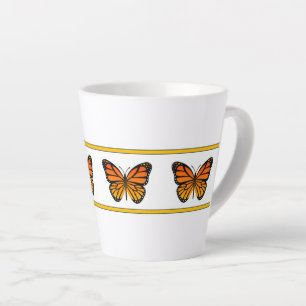 Yellow Monarch (Bridget Collection) Latte Mug