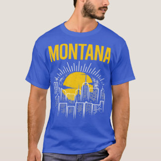 Yellow Moon Montana  T-Shirt