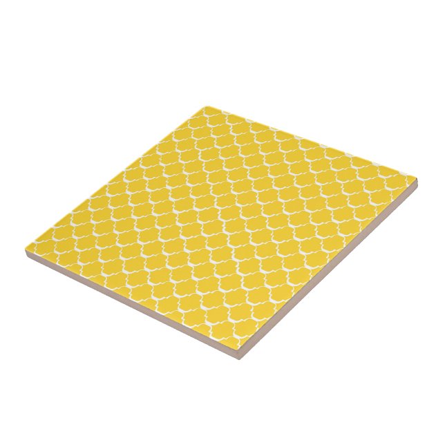 Yellow Moroccan Style Tile (Side)