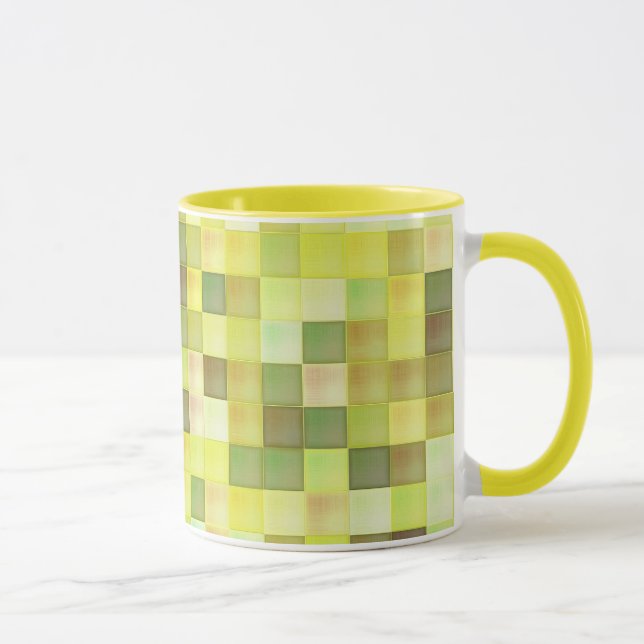 Yellow Mosaic Mug (Right)