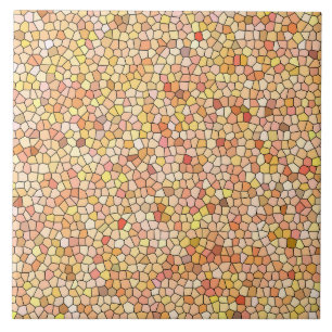 Yellow Mosaic Pattern Tile