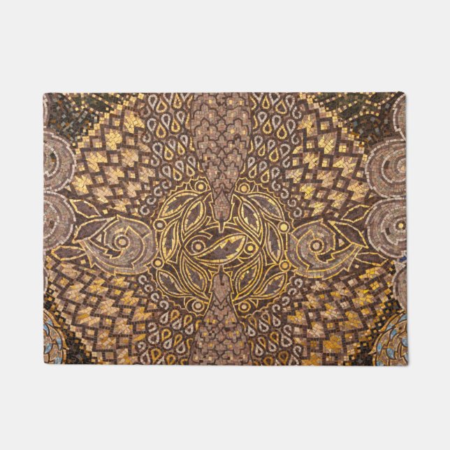 Yellow Mosiac Detail, Germany Doormat (Front)