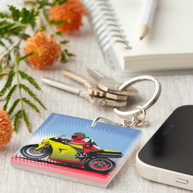 Yellow Motorcycle Keychain (Creator Uploaded)