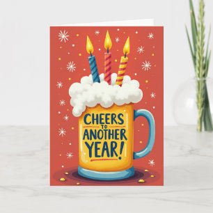 Yellow Mug Birthday Wish Card