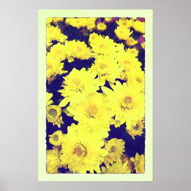 YELLOW MUMS Poster (Front)