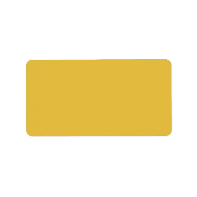 Yellow mustard label (Front)