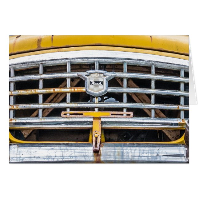 Yellow Nash Rambler Greeting Card (Front Horizontal)