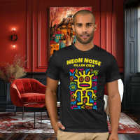 Yellow Neon Alien – Funky Pop Art Character
