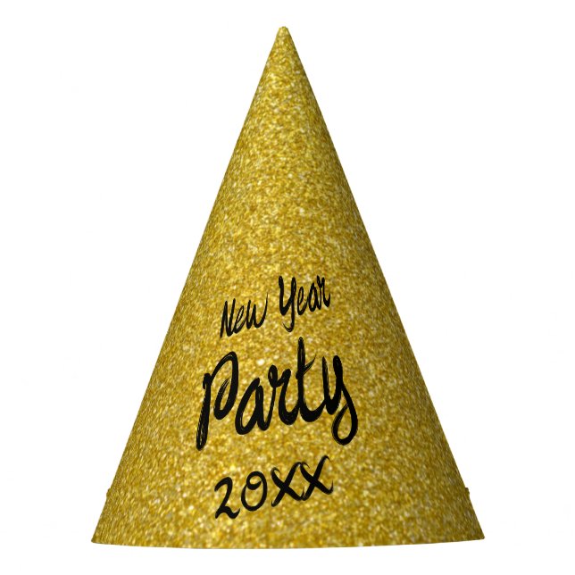 Yellow New Year Party Hat (Front)