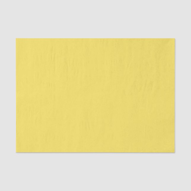 Yellow no.4, Yellow Custom 10lb Tissue Paper (Front)