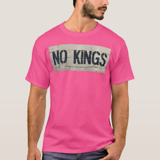 Yellow No Kings Day Graffiti Street Art Crown clas T-Shirt