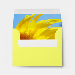 Yellow Notecard Evnevlopes Sunflower Garden Envelope