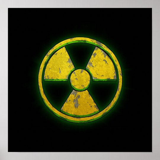 Yellow Nuke Poster | Zazzle.co.uk