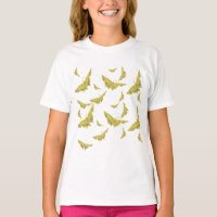Yellow Old World Swallowtail Butterfly pattern