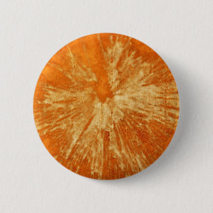 Yellow on Orange Paintball 6 Cm Round Badge