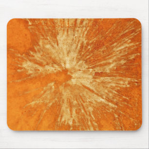 Yellow on Orange Paintball Mouse Mat