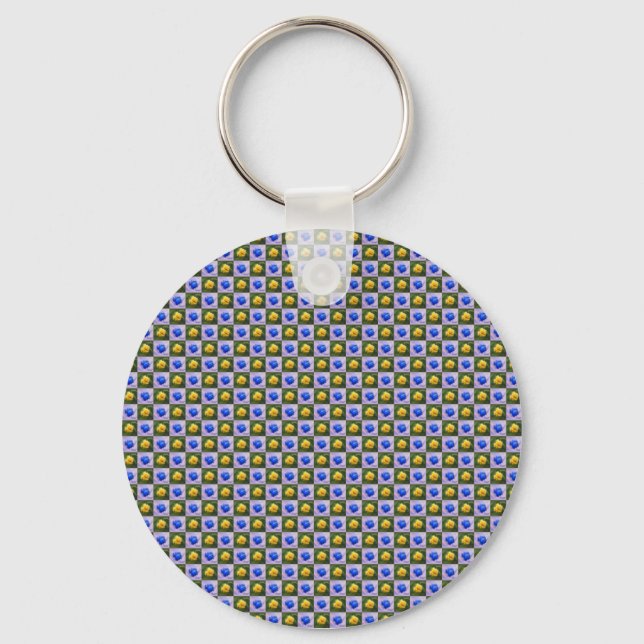 yellow or blue key ring (Front)