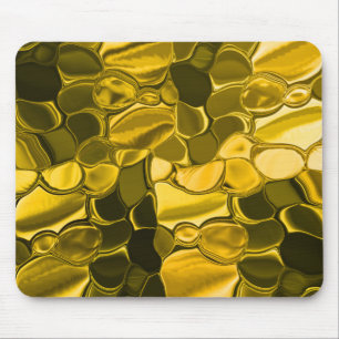 Yellow or gold colour pieces look like gold metal mouse mat