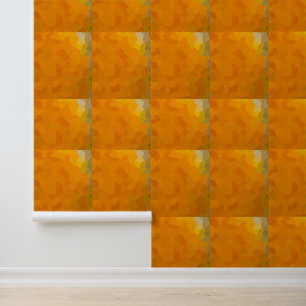 Yellow Orange Abstract Pattern Colourful Boho Chic Wallpaper