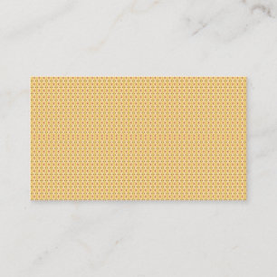 Yellow, orange, and brown sheets of wrapping paper business card
