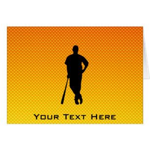 Yellow Orange Baseball