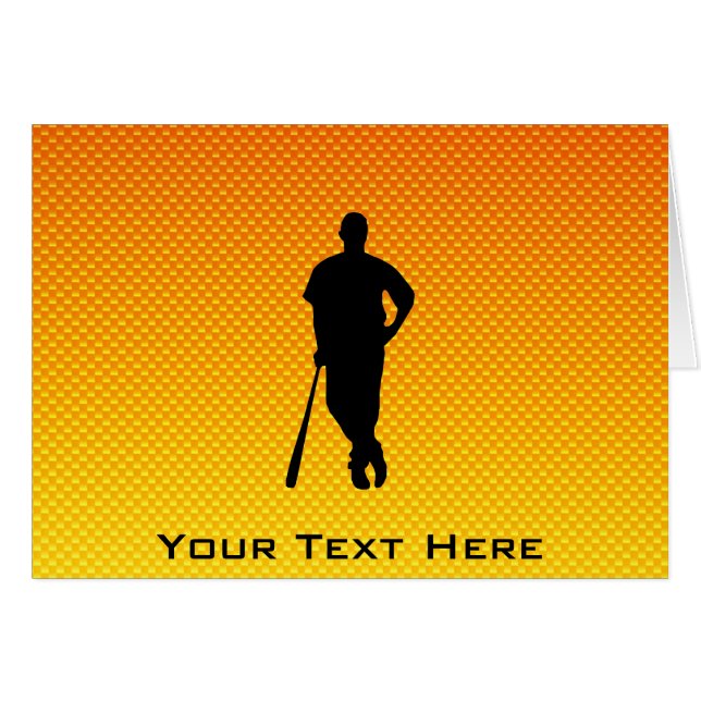 Yellow Orange Baseball (Front Horizontal)