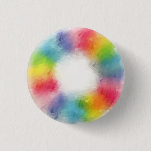 Yellow Orange Blue Green Pink Red Purple Custom 3 Cm Round Badge