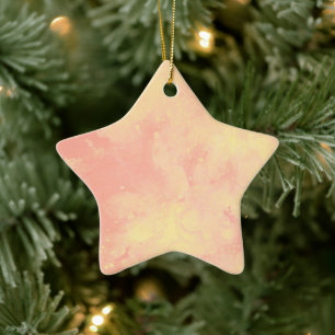 Yellow Orange Ceramic Decoration
