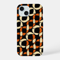 Yellow Orange Chain Pattern