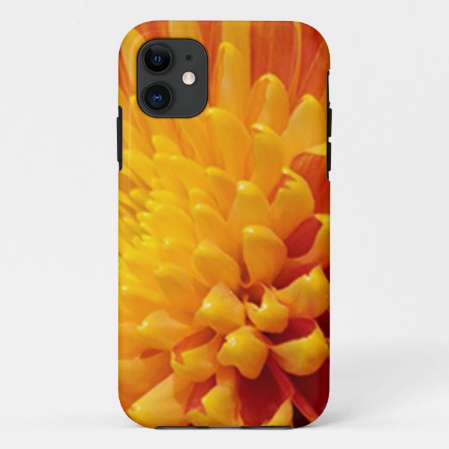 Yellow & Orange Chrysanthemum Case-Mate iPhone Case (Back)
