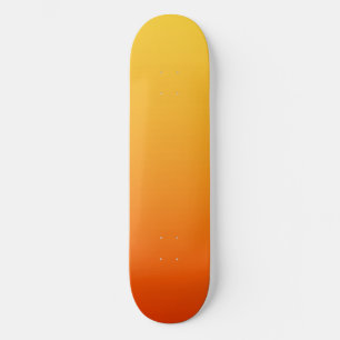 Yellow Orange Colour Skateboard