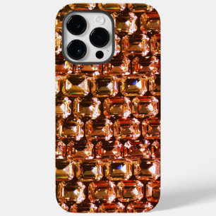 Yellow orange diamonds, yellow orange gemstone   Case-Mate iPhone 14 pro max case