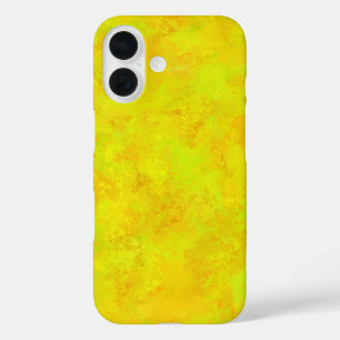 Yellow Orange Green Abstract Pattern iPhone 16 Case