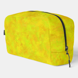 Yellow Orange Green Abstract Pattern Toiletry Bag