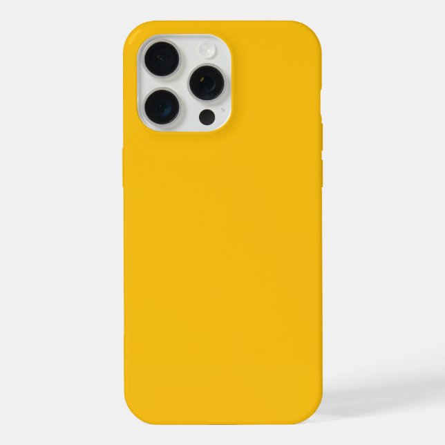 Yellow Orange iPhone Case (Back)
