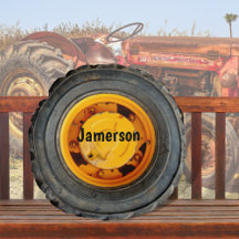 yellow orange old antique Black Wheel tire