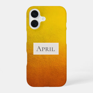 Yellow & Orange Ombre iPhone 16 Case