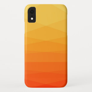 Yellow & Orange Polygonal iPhone XR Case