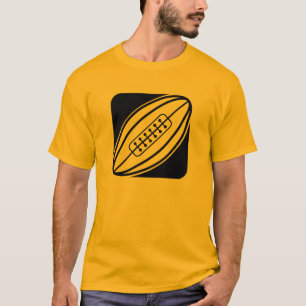 Yellow Orange Rugby T-Shirt